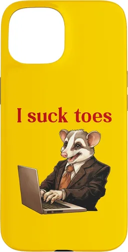 Vista 6 de Funda para iPhone 12 Pro Max Funny Feet Lover Lamiendo los dedos del pie Humor extraño I Chuck Toes