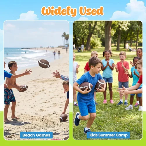 Vista 8 de Shindel 6 piezas mini balones de fútbol inflables, balones de fútbol impermeables de 6.3 pulgadas, juguetes para niños perfectos para juegos al aire