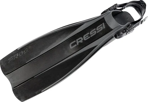Vista 6 de Cressi Aletas de buceo de tacón abierto fuertes y resistentes Frog: Made in Italy desde 1946