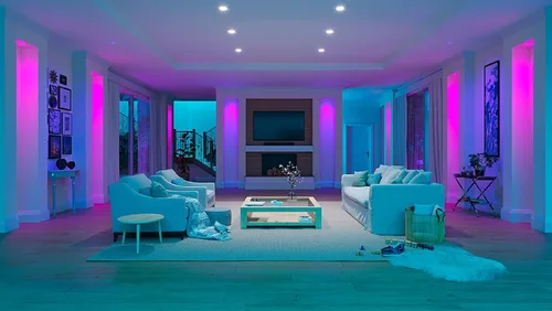 Vista 10 de Juno RB4SC RGBW MW M6 RetroBasics Retrofit Smart Downlight, conmutable, RGBW, 4 pulgadas, blanco mate