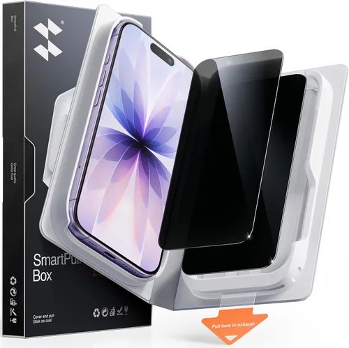 Vista 26 de SMARTDEVIL Paquete de 2 protectores de pantalla de vidrio templado para iPhone Air, protección antirroturas de grado militar, dureza 9H, película