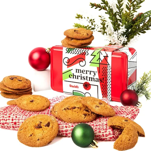 Vista 9 de David’s Cookies Cesta de Regalo de Galletas - Galletas Assortidas de Sabor Delicioso en una Encantadora Cesta de Regalo - Galletas Gourmet Finas