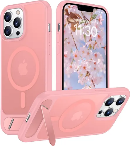 Vista 140 de Funda para iPhone 11 con compatibilidad magnética, [Soporte invisible incorporado][Compatible con MagSafe]