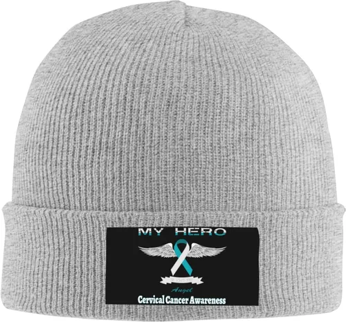 Vista 2 de Beanie Hat Unisex Stretchy Hat Soft Warmth Knit Hat Cap for Men & Women