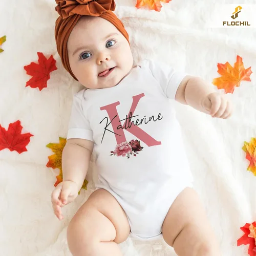 Vista 2 de FLOCHIL Mameluco de bebé personalizado, mameluco personalizado para recién nacido, bebés, el mejor regalo para niños, mameluco recién nacido
