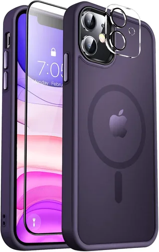 Vista 114 de MOCCA - Funda magnética resistente para iPhone XR de 6.1 pulgadas, compatible con MagSafe, funda con protección contra caídas de grado militar