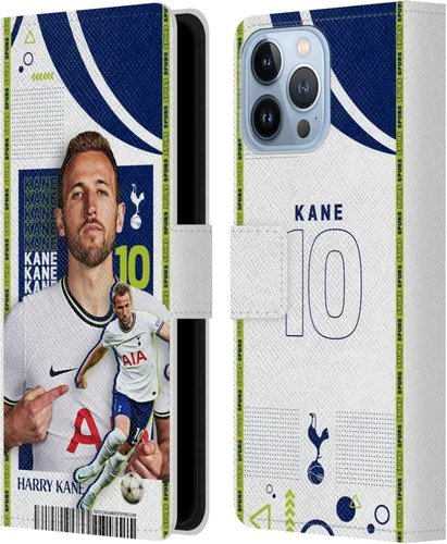 Vista 73 de Head Case Designs Officially Licensed Tottenham Hotspur F.C. Cristian Romero 2022/23 First Team Leather Wallet Case Compatible with Apple iPhone 11