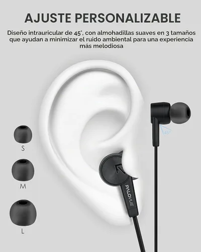 Vista 3 de PALOVUE Auriculares USB tipo C para Galaxy S26 Negro