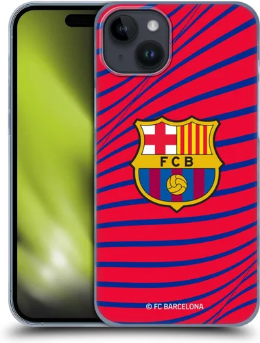 Vista 12 de Head Case Designs Funda rígida con licencia oficial del FC Barcelona Barca Crest Graphics compatible con Apple iPhone 15 Plus