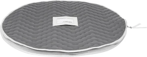Vista 7 de Richards Homewares. Juego de accesorios de micro fibra de seis unidades, color gris.