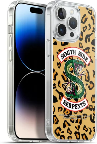 Vista 10 de Head Case Designs Funda de gel suave con licencia oficial de Riverdale con logotipo de mármol blanco y negro compatible con Apple iPhone 13 Pro Max