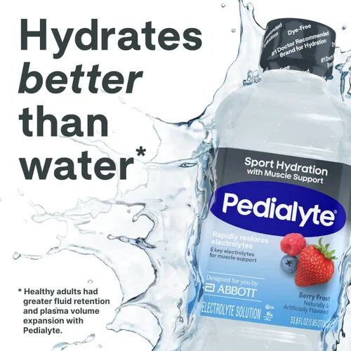 Vista 6 de Pedialyte Hidratación deportiva con soporte muscular, bebida electrolítica