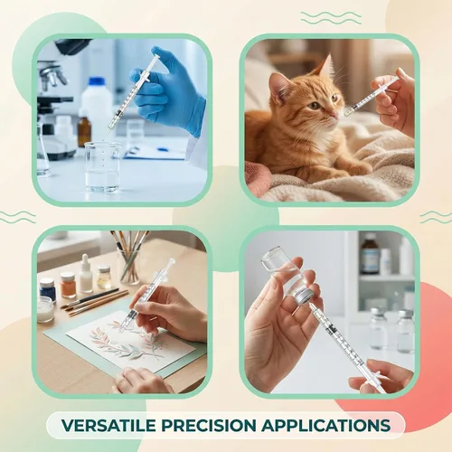Vista 6 de Jeringas 0.0 fl oz 30G 5/16" (8mm), envueltas individualmente, caja de 100 jeringas de laboratorio
