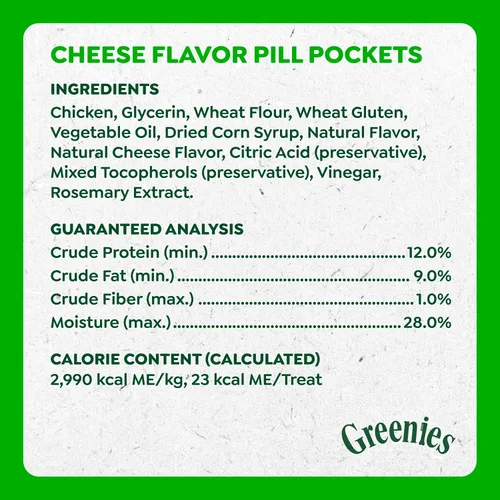 Vista 5 de Greenies Pill Pockets - Golosinas para perros de gran tamaño, sabor a queso