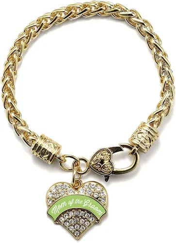 Vista 22 de Inspired Silver - Pulsera de plata con dije de corazón pavé con circonitas cúbicas