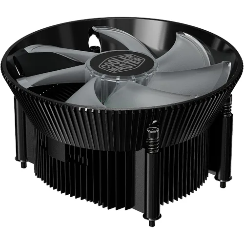 Vista 10 de Cooler Master i71C RGB para el enfriador de aire Intel CPU, aletas de aluminio negro anodizado