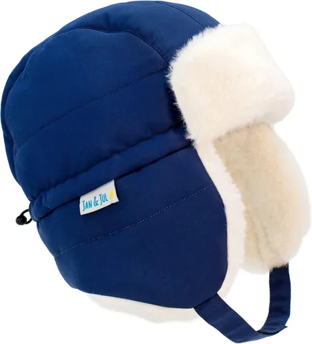 Vista 11 de JAN & JUL Gorro de invierno impermeable para bebés y niños Oso