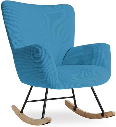 Vista 12 de Funda para silla mecedora de guardería, fundas elásticas para silla de lectura, funda de jacquard moderna para silla de lectura, protector para sala