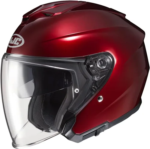Vista 5 de HJC i30 - Casco de motocicleta natural sólido, aprobado por DOT (negro, XS)