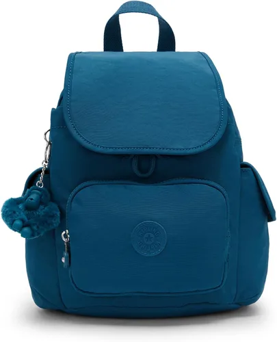 Vista 10 de Mochila pequeña Kipling City Pack para mujer, mochila ligera y versátil para el día, Negro (Black Noir), Pequeño