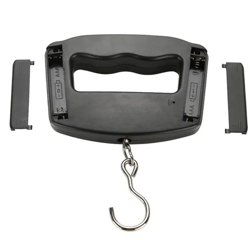 Vista 9 de Mini báscula digital portátil para colgar, báscula electrónica de gancho para pescado, peso de 110 libras, báscula colgante portátil digital