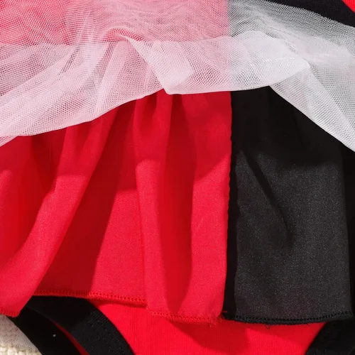 Vista 5 de HINTINA Conjunto de mameluco de Halloween para bebé recién nacida con calcetines