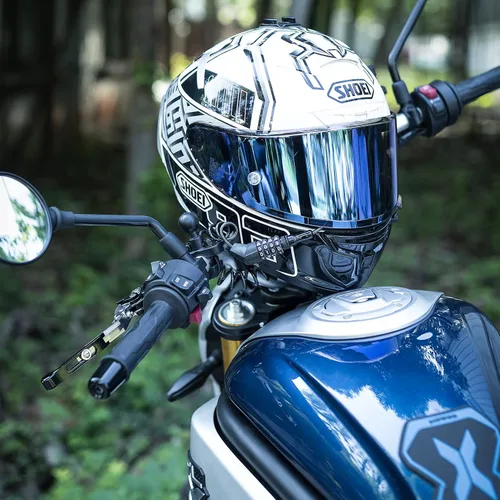 Vista 6 de ROCKBROS Candado para casco de motocicleta, bloqueo de cable de bicicleta, combinación ligera, pequeña cerradura de rueda de bicicleta reajustable