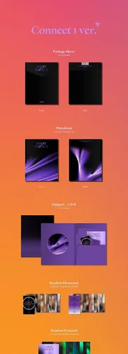 Vista 4 de Kep1er FIRST IMPACT 1st Mini Album Random Version 72p PhotoBook+2p PhotoCard+1p PostCard+1p Sticker+Tracking Kpop Sealed