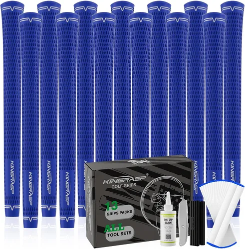 Vista 10 de Golf Grips, Standard/MidSize/Oversize 5 Colors for Choice, Rubber Golf Club Grips Golf Grips Kit