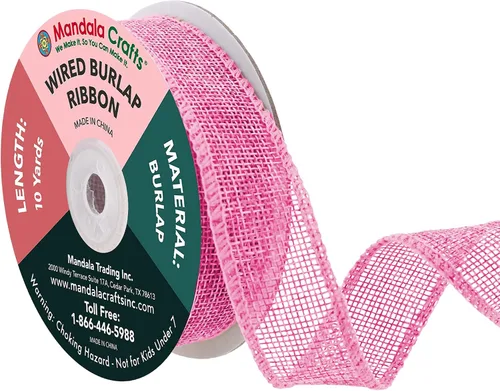 Vista 13 de Mandala Crafts Cinta de arpillera negra de 1.5 pulgadas de ancho para manualidades, rollo de 20 yardas de cinta rústica de arpillera para coronas