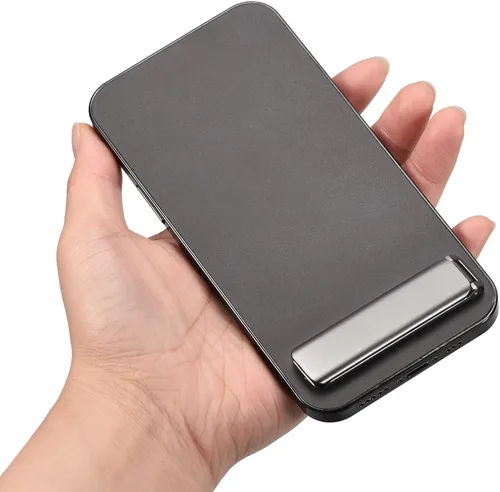 Vista 5 de uxcell Soporte para teléfono celular, paquete de 2 soportes de escritorio horizontales y verticales, soporte magnético de ángulo ajustable