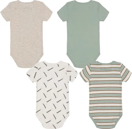 Vista 2 de Timberland baby-boys 4 Pieces Pack Bodysuit