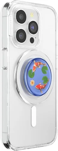 Vista 2 de PopSockets Agarre para teléfono MagSafe con patas, soporte magnético, parte superior intercambiable, agarre seguro para estuches MagSafe de iPhone