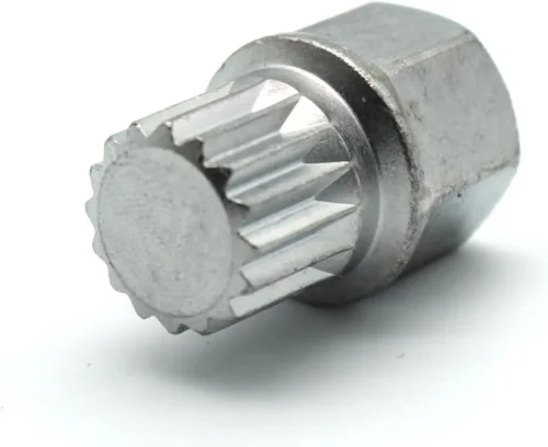 Vista 6 de TMAX Abc0/10Pt Bloqueo de rueda Lugnut antirrobo Tuerca Tornillo Eliminación de llave Socket S3057 para Vw Audi