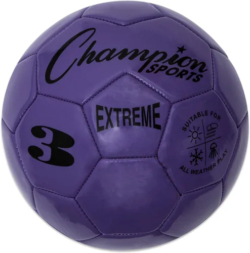 Vista 24 de Champion Sports Extreme Series - Balón de fútbol – Tamaños 3, 4, 5, tacto suave, para todo clima, alta retención de aire, pelotas de liga