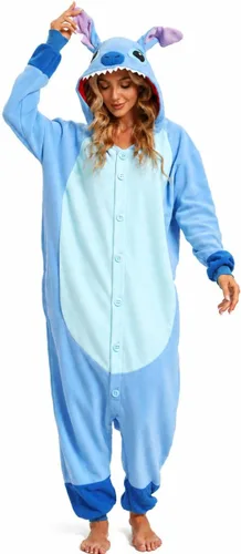 Vista 17 de BGOKTA Pijama de animal de Halloween para adultos, disfraz de cosplay, ropa para el hogar, una pieza Lty1-p