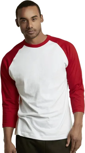 Vista 23 de TOP PRO Camiseta de béisbol casual con manga raglán 3/4 para hombre