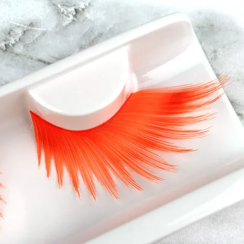 Vista 7 de Elegant Lashes QUEENIE Halloween Pride Rainbow colorido desfile pestañas postizas (negro)