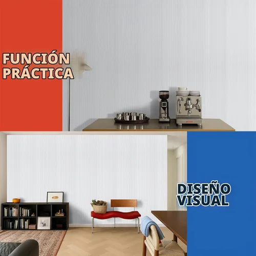 Vista 9 de Paquete de 5 paneles acústicos, paneles acústicos de pared de 47.2 x 23.6 x 0.4 pulgadas, grandes paneles insonorizados, paneles autoadhesivos a
