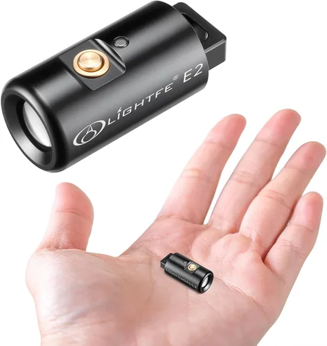 Vista 9 de Linterna UV Mini E2A 395nm, Luz Ultravioleta Recargable en Llavero, Luz Negra Profesional para Curación de Resina, Detector de Orina de Mascotas