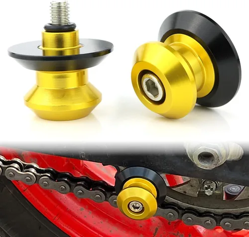 Vista 9 de Xitomer M8 X1.25 Carretes de brazo oscilante universales para motocicleta/Tornillo de soporte de brazo oscilante para GSX-R600/750/1000, SV