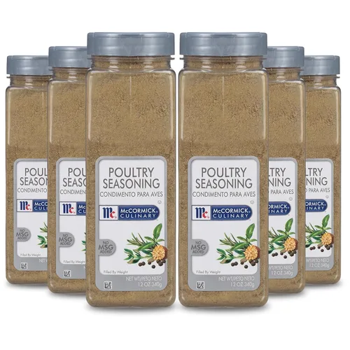 Vista 12 de McCormick Culinary Condimento para aves de corral, 12 oz - Un recipiente de 12 onzas de especias de condimento para aves de corral sin MSG