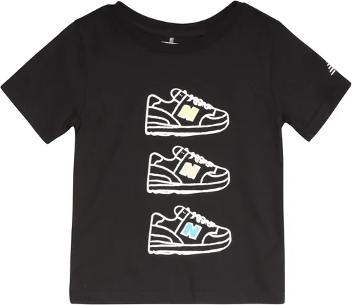Vista 5 de New Balance Conjunto de pantalones deportivos para niños, 2 piezas, camiseta de manga corta y pantalones deportivos para correr, ropa de juego