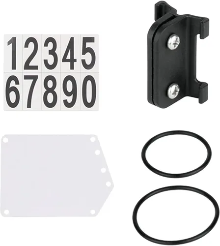 Vista 3 de Placa de matrícula y soporte para accesorios de ciclismo, bicicleta de carreras de triatlón (no tubo redondo)