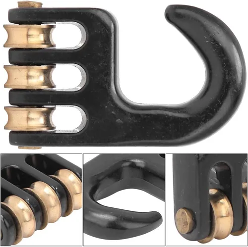 Vista 5 de 1 gancho de polea de windsurf de aleación de aluminio de 4.06 oz, gancho universal para polea de aparejo de windsurf, accesorios de windsurf