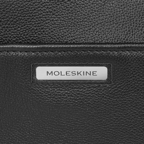 Vista 4 de Moleskine ET84CMCRVFBK Classic Match Leather Small Slim Crossover Bag, Black