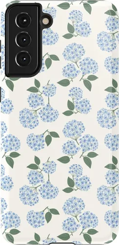 Vista 10 de Casely Funda para Galaxy S21 Here Comes The Sun Colorblock Sunset Diseño protector delgado esencial de doble capa Aquí viene el sol