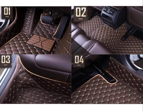 Vista 2 de Alfombrillas personalizadas Yaruicar para 99.99% de sedanes, SUV, autos deportivos, para hombres y mujeres, protección completa, almohadillas Negro