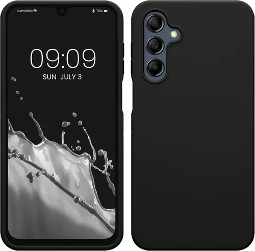 Vista 41 de kwmobile Funda Compatible con Samsung Galaxy A14 5G - Funda de teléfono de TPU y silicona con acabado suave - Verde Lima