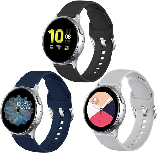 Vista 19 de Lerobo - Bandas compatibles con Samsung Galaxy Watch Active/Active 2 de 1.57 y 1.73 pulgadas/Galaxy Watch 1.65 pulgadas. Correa de reloj para Arena